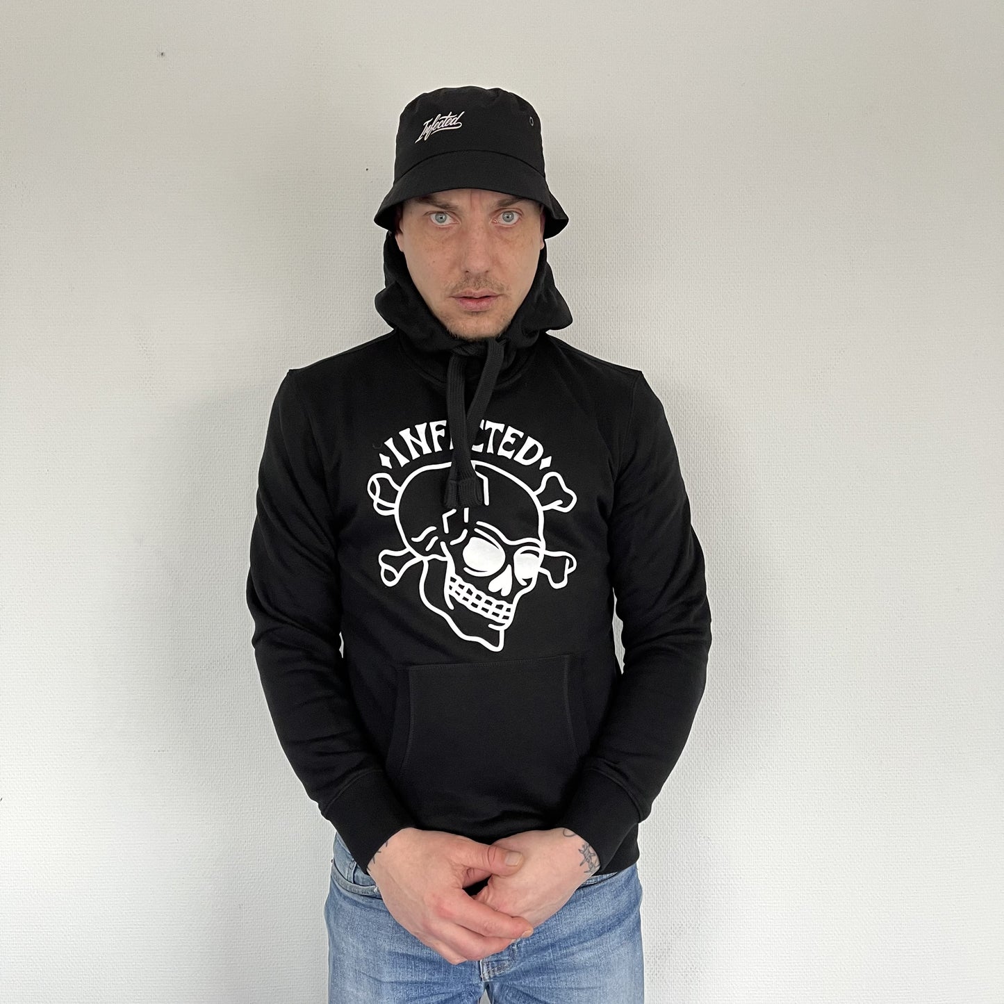 Hoodie INFECTED Skull