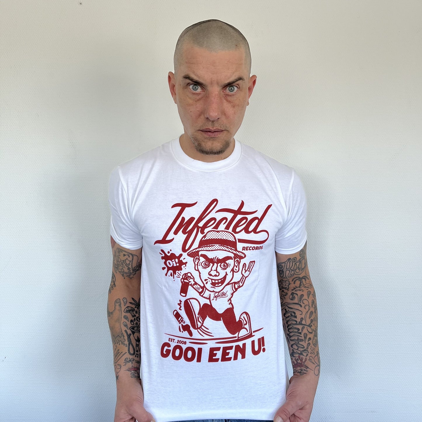 Oi T-shirt INFECTED X Don Leon (S)