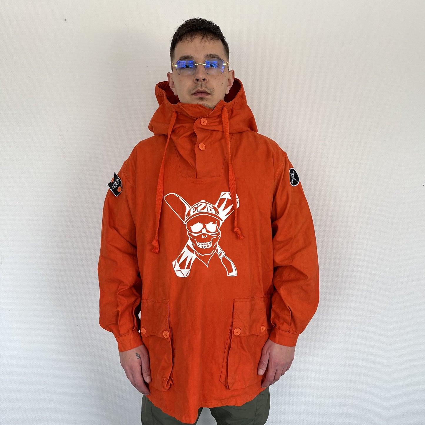 Overhead Jacka EZG Skull X AK (oranje)