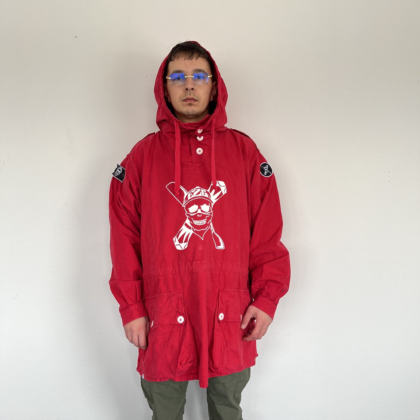 Overhead Jacka EZG Skull X AK (magenta)
