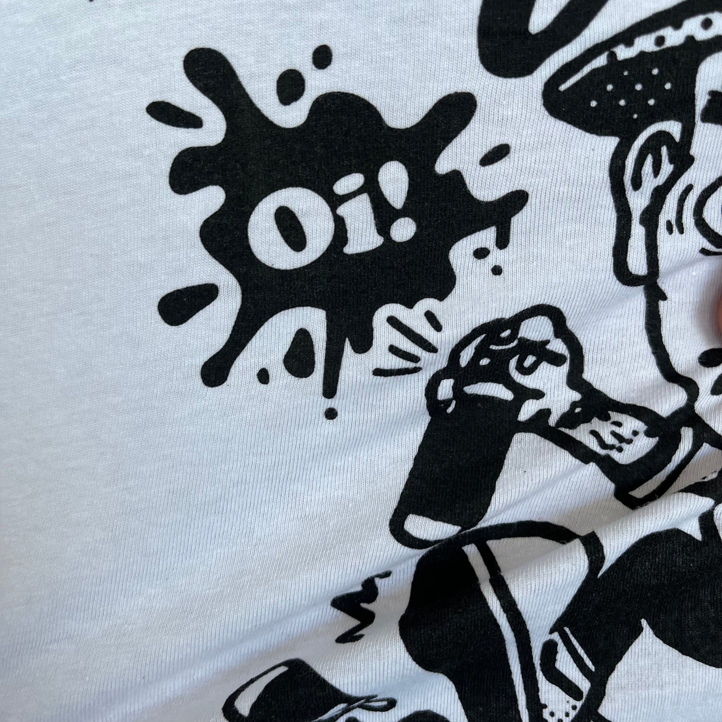 Oi T-shirt INFECTED X Don Leon (zwarte print) (XS, S, M, L)