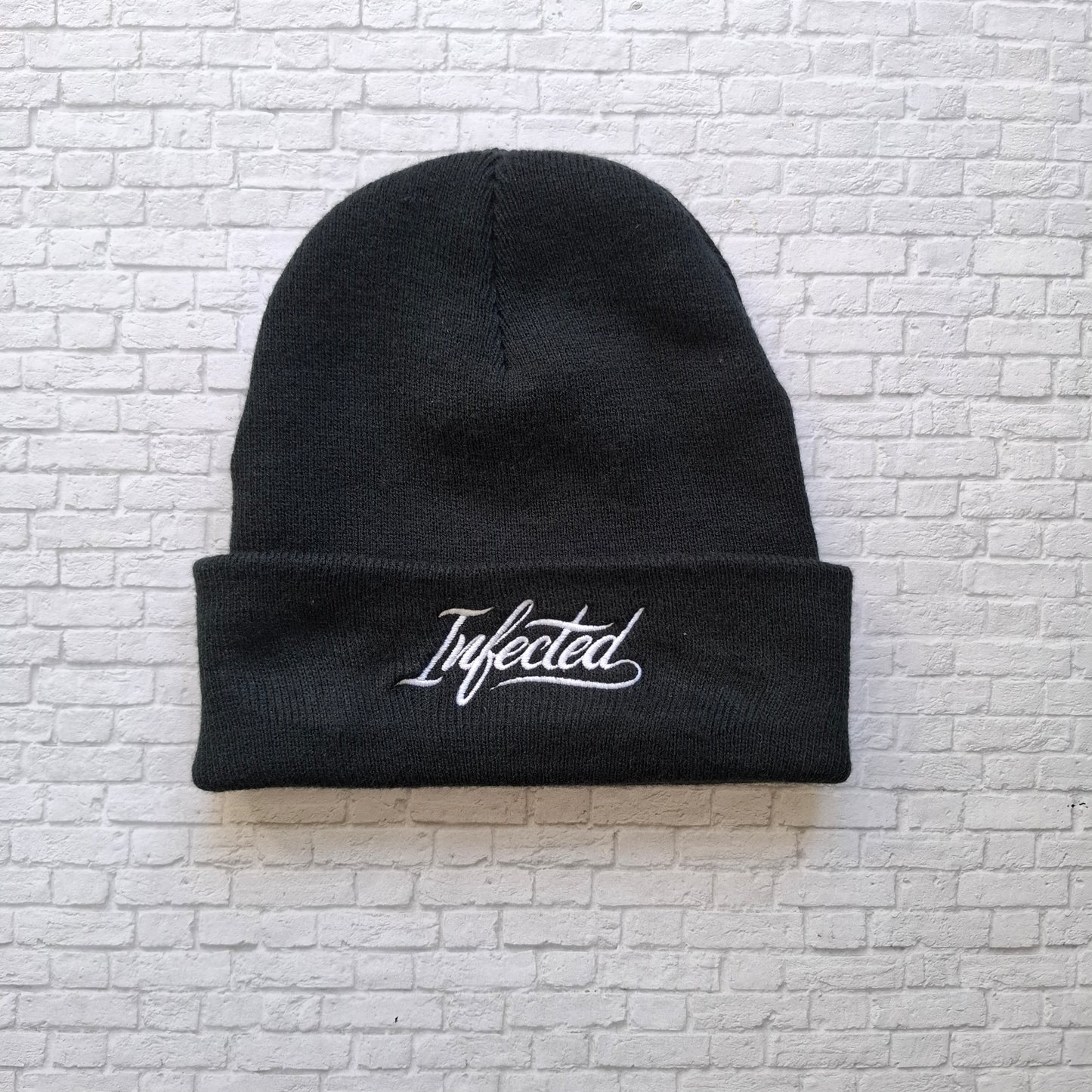 Beanie Infected Borduring