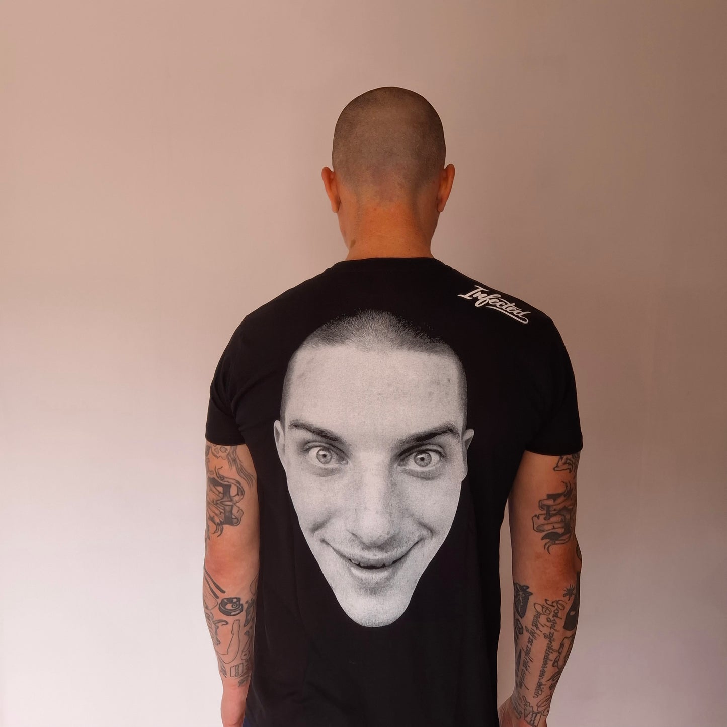 T-Shirt Steen Kop² Zwart