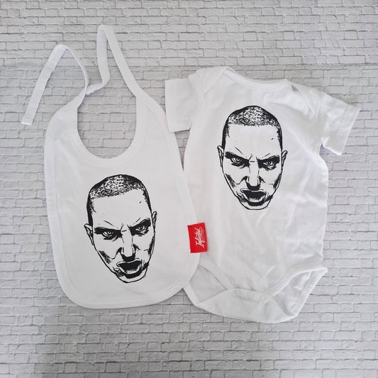 Gijs Kast X Steen baby pakket (slabbetje + rompertje)