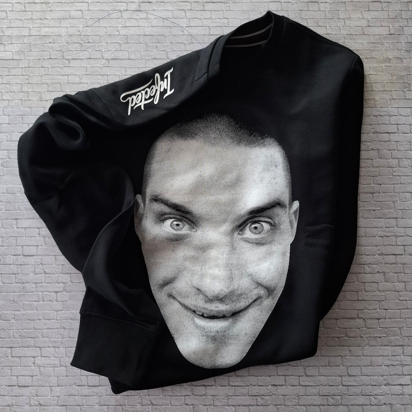 Crewneck Steen Kop Zwart
