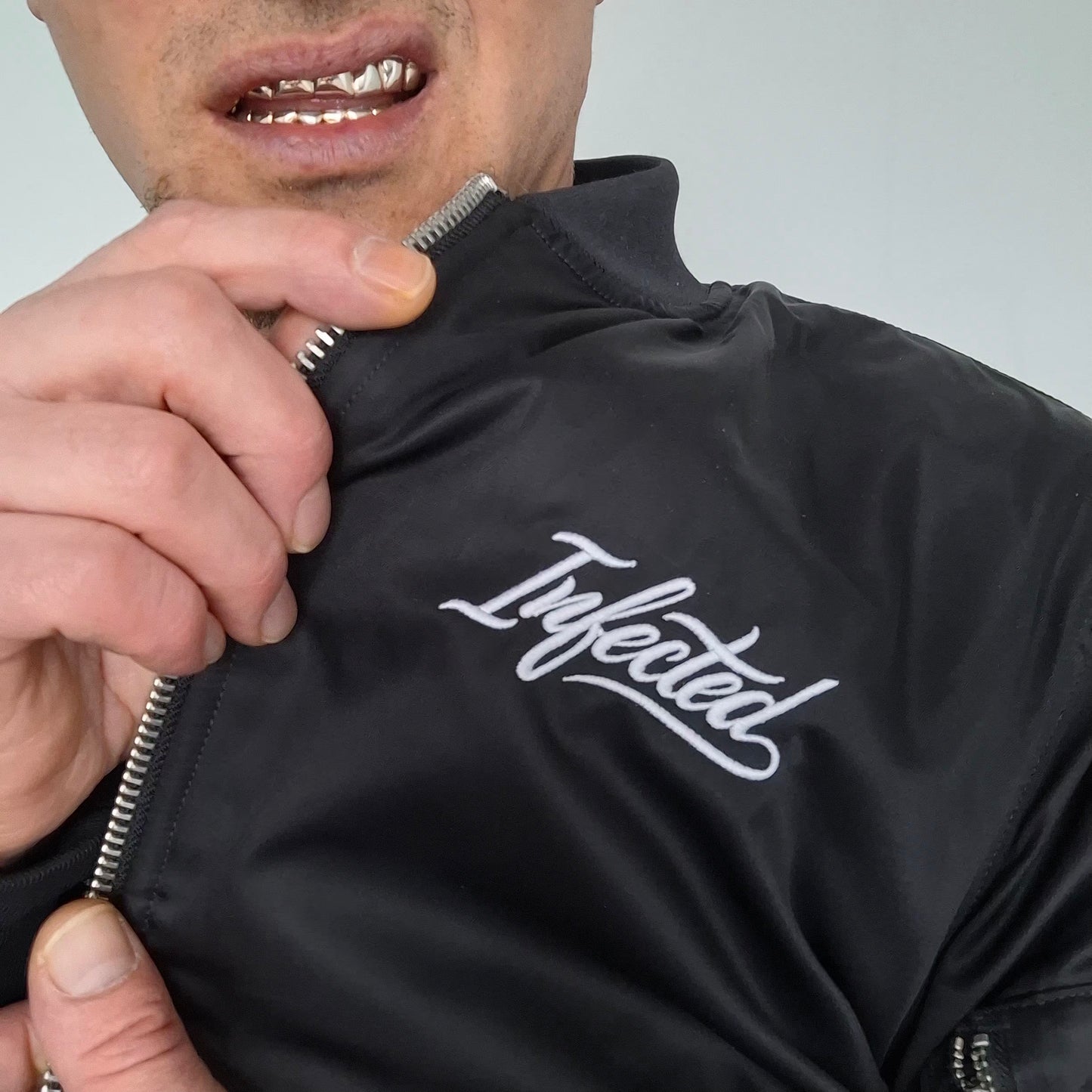 Bomber Infected Embroidered