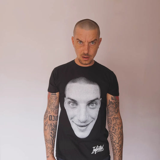 T-Shirt Steen Kop² Zwart
