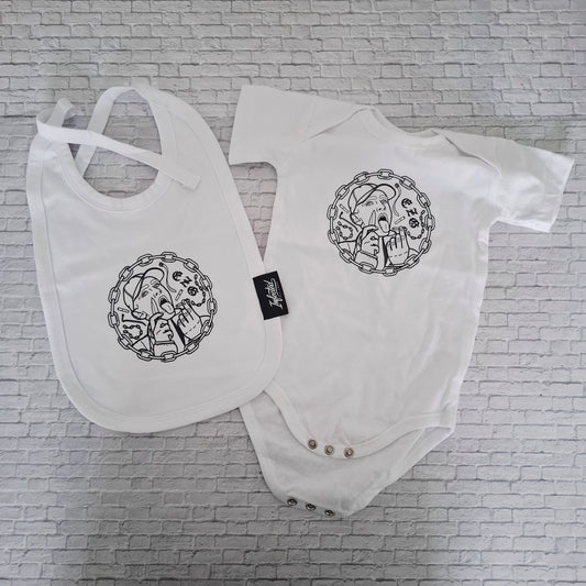 EZG Baby pakket (Slabbetje + Rompertje)