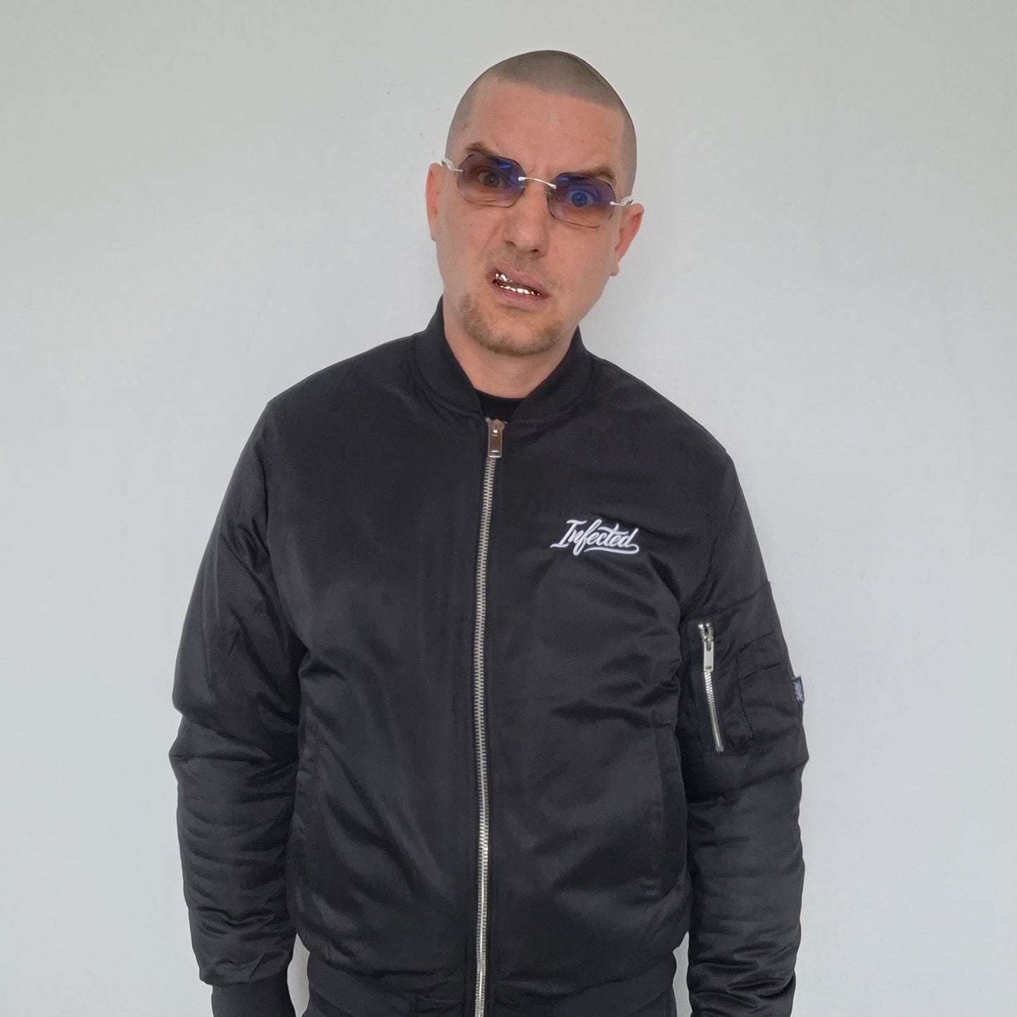 Bomber Infected Embroidered